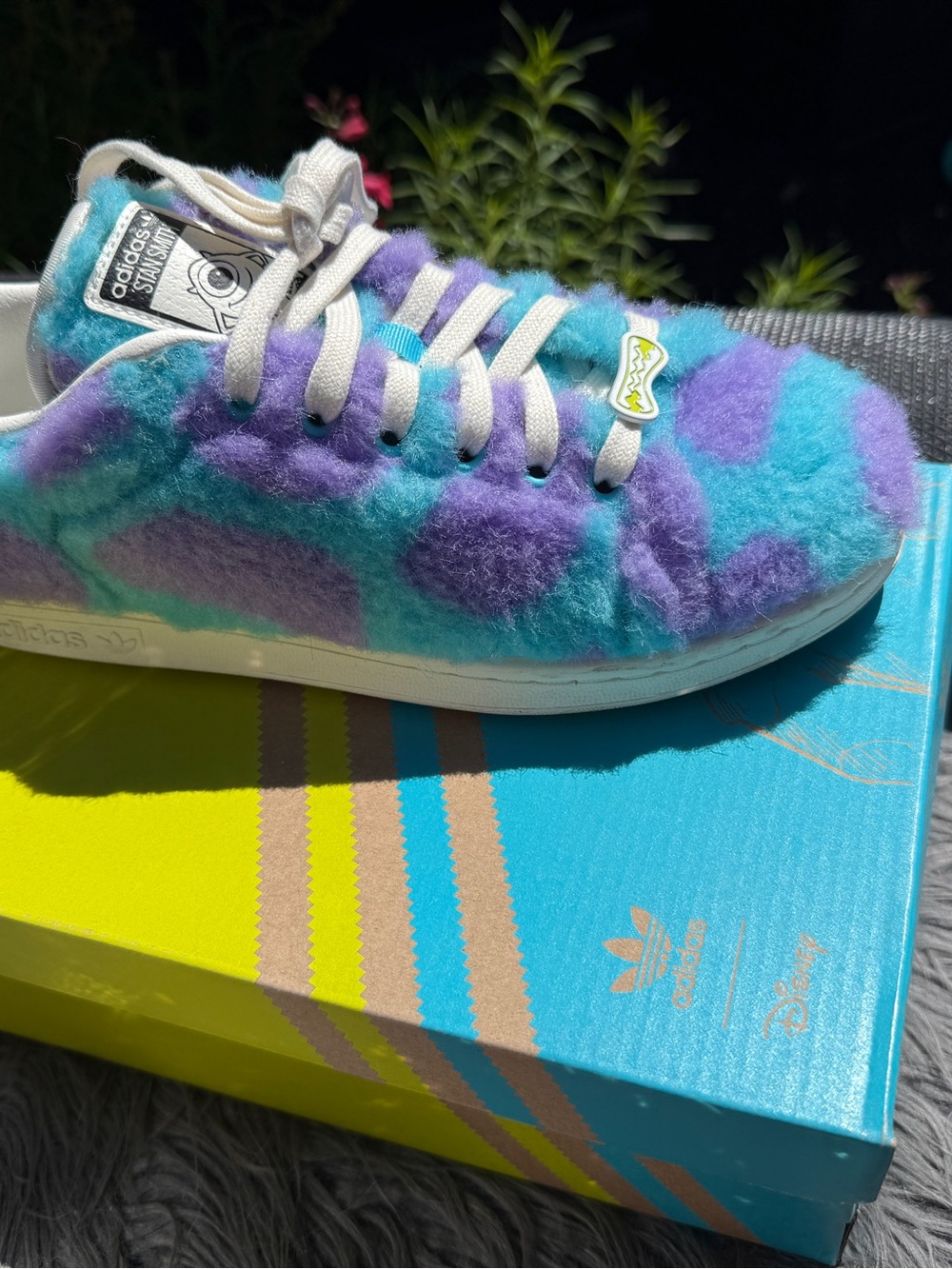 Adidas Stan Smith Monsters Ink furry sneakers - M6.5/W8